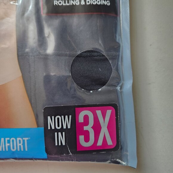 Maidenform Flexees Cool Comfort Boyshort Shapewear 3XL No Pinch Waistband BLACK - Picture 3 of 7